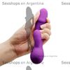  Vibrador con carga usb para estimulacion de punto g y clitoris